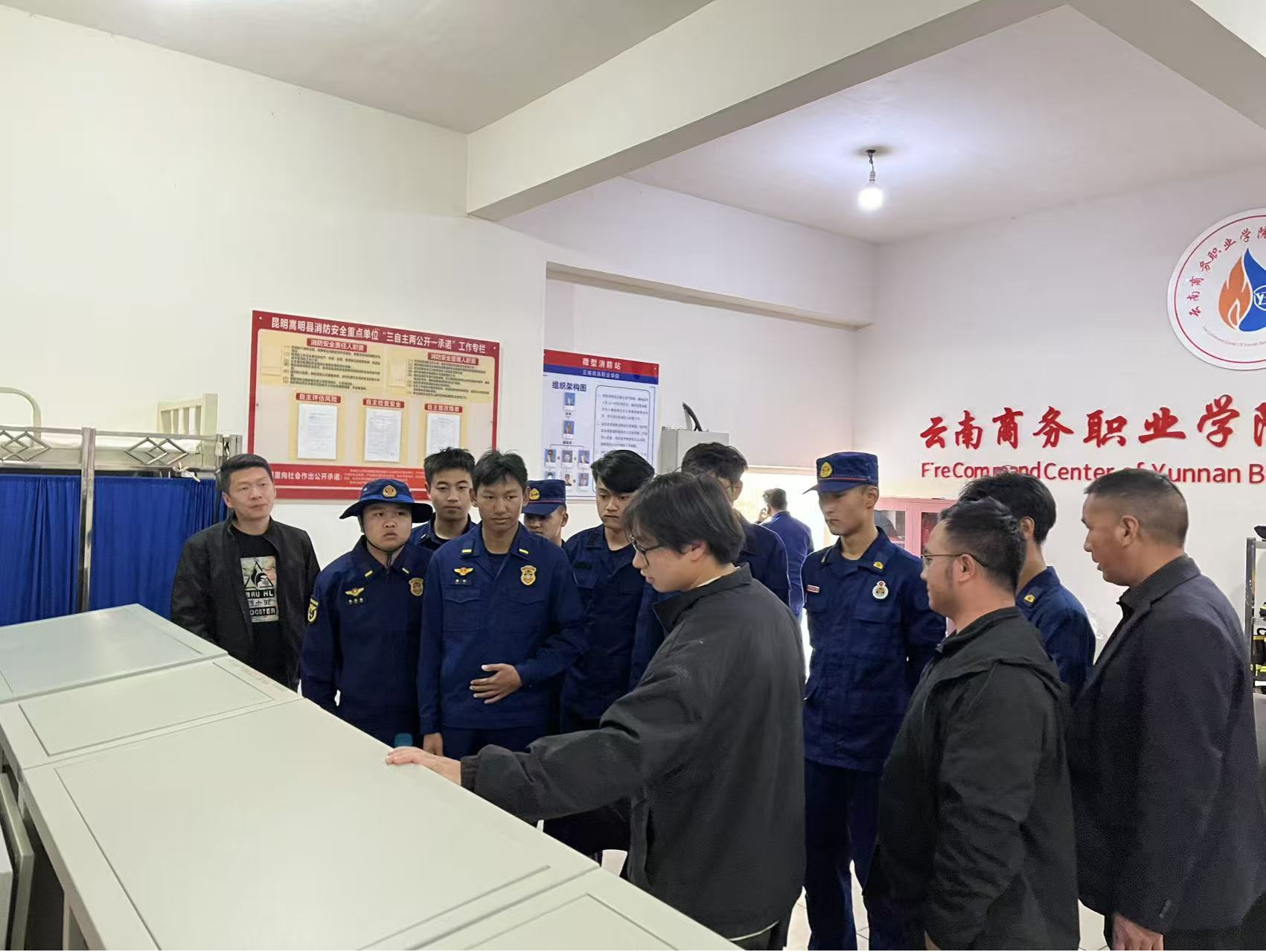 加强隐患排查  筑牢安全防线——学校开展冬季消防安全专项检查